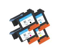 Tête d'impression Compatible with HP Designjet 1050 1055 1055cm 1050c Plus pour 80 C4820A C4821A C4822A C4823A(One Set)
