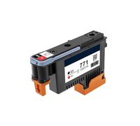 Tête d'impression de Remplacement 771, Compatible avec l'imprimante Production Photo HP DesignJet Z6200 Z6600 Z6800, Convient aux pièces OEM CE017A CE018A CE019A CE020A(1PC - MBK and Red)