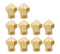 Tête d'impression d'extrudeuse en laiton for imprimante 3D, 10 pièces, buse d'extrudeuse 0.2/0.3/0.4/0.5/0.6/0.8/1.0mm, buses d'imprimante 3D for MK10 M7(0.4mm x 1.75mm)