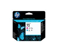 Tête d'impression HP 72 Cyan Magenta C9383A - Encre à Colorant - DesignJet T610 à T1300 - 28x143x132mm - Origine Singapour