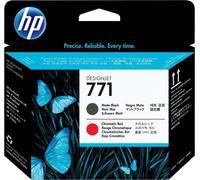 Tête d'impression HP 771 Designjet noir mat/rouge chromatique