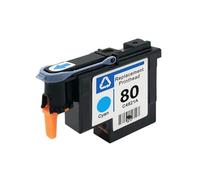 Tête d'impression HP80 Plus C4820A C4821A C4822A C4823A - Accessoires for Imprimantes - Compatible avec HP 80 - Compatible avec HP Designjet 1050 1055 1055cm 1050c(1PCS Cyan)