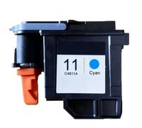 Tête d'impression Latex 11 C4810A C4811A C4812A C4813A, accessoires d'imprimante, compatibles avec HP 500 800 510 100 110 111 120 1000 1100 1200(Cyan)