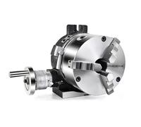 Tête D'indexation Universelle À Mandrin À Trois Mors, Adaptée Aux Broches de Fraiseuses CNC de 4/6/8/10/12/14 Pouces, Pouvant Être Utilisée Horizontalement ou Verticalement(10in-200mm)