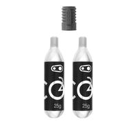 Tête D'Inflation Crank Brothers Klic CO2 + 2 Cartouches Filetées - 25G