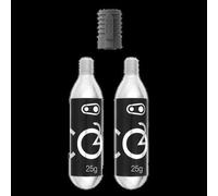 Tête D'Inflation Crank Brothers Klic CO2 + 2 Cartouches Filetées - 25G
