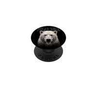 Tête d'ours Polaire Arctique Wildlife Nature Animal Bear PopSockets PopGrip Adhésif