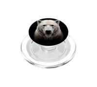 Tête d'ours Polaire Arctique Wildlife Nature Animal Bear PopSockets PopGrip pour MagSafe