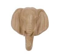 Tête éléphant à suspendre 23cm - Kraft