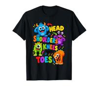 Tête épaules Genoux et Orteils Monstres drôles T-Shirt