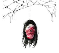Tête factice | Accessoire tête Halloween | Décoration réaliste pour partie du corps pour horreur labyrinthe salle d'évasion photo arrière-plan jardin