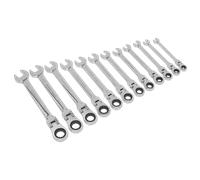 Tête Flexible Clé Mixte à Cliquet Set 12pc Métrique S0635 Sealey Neuf
