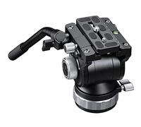 Tête Fluide pour trépied de caméra vidéo, Charge d'équilibre maximale 3 kg, Charge Fixe maximale 10 kg, Poids 1,3 kg, diamètre 70 mm, Trou de Montage 3/8", Hauteur 130 mm (BV-15)