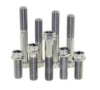 Tête hexagonale à bride en alliage de titane M10X, boulon hexagonal extérieur, vis remplacement réparation réaménagée, 1 pièces(M10x70mmxPitch 1.5mm)