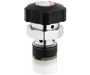Tête interchangeable pour mitigeur - bouton noir -Presto Alpa et 3500 PRESTO