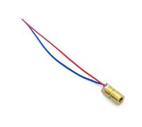 Tête Laser Rouge 650nm 5mW 5V sans Lentille ni Boîtier Module Diode Laser Compact 4x10mm pour Projets Électroniques