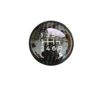 Tête Levier Vitesses Pommeau De Levier De Vitesse en Fibre De Carbone À 6 Vitesses pour Ford pour Focus Fiesta RS St Bouton Changement Vitesse(R R)