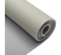 Tête Ligne Tissu 24" L X 60" W Pour Voiture Camion Rv Suv Automobile Intérieur Garniture Bricolage Toit Réparation Rechange Mousse Support Respirant Maille Tissu Gris