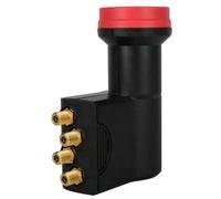 Tête LNB quad MegaSat Diavolo Nombre dabonnés : 4 contacts de connexion dorés, résistant aux intempéries
