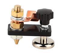 Tête Magnétique de Soudage, Connecteur de Mise à La Terre avec Plaque d'Isolation 6mm, Tête Simple - Fixation Puissante, Conductivité Optimale, Usage Portable pour Soudeurs