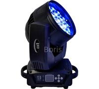 Tête mobile, 19X15W RGBW LED, contrôle DMX512, puissance 300W, 1 lumière