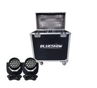 Tête mobile LED Zoom Wash Light, 19x15W RGBW, contrôle de scène DMX , 1 cas