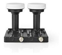 NEDIS Tête Parabole Universelle Monobloc Twin 6,0 Facteur de Bruit : 0,2 - 0,85 dB