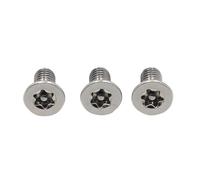 Tête plate fraisée Torx à Six lobes en acier inoxydable 304, avec goupille, vis de sécurité antivol inviolable, boulon M2 M2.5 M3 M4 M5 M6(25mm,M5 10pcs)