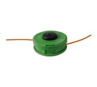 Tête pour débroussailleuse - PAPILLON - Universelle automatique 2 fils - Alimentation automatique - Vert