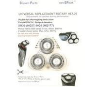 TETE RASOIR, 3PC POUR RASOIRS ELECTRIQUES HQ8, HQ9, HQ177 PHILIPS