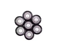 Tête rasoir 7 têtes flottantes facile à installer tondeuse barbe/cheveux