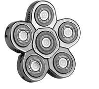 Tête Rasoir têtes,LOEVERY Rasoir électrique Flottant Barbe 6 Têtes pour Homme avec un Rasage Propre, Universel Double Anneau Lame Rasage Remplacement Durable Rapide pour Rasoir électrique 5 6 7