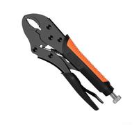 Tête ronde de 25,4 cm, pince de verrouillage réglable, clé à tuyau robuste avec construction en alliage d'acier, pince à pression multifonction pour un usage industriel, poignée ronde et droite pour