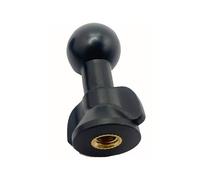 Tête sphérique de 17 mm vers écrou 1/4 - Facile à transporter - Fixation simple pour trépieds et adaptateur de téléphone portable