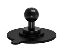 Tête sphérique flexible 16 mm Base autocollante Base Moto Filetage 1/4 pour caméra d'action Fixation à ventouse