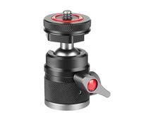 Tête sphérique légère en alliage d'aluminium avec plaque supérieure amovible pour appareil photo, téléphone portable, fixation trépied