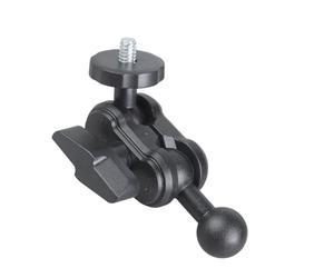 Tête sphérique multi-coins en polystyrène de 17 mm - 6,35 mm - Boulon pour appareil photo - Support pour appareil photo - Support pour voiture