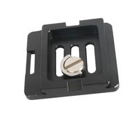 Tête sphérique universelle pour trépied - Plaque à dégagement rapide compatible avec les têtes de trépieds - Vis de 6,35 mm - Adaptateur de tête d'installation manuelle