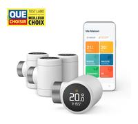 Pack Quattro tête thermostatique connectée et intelligente Tado X Blanc Blanc G