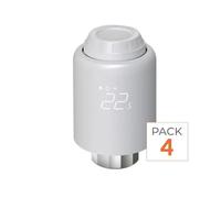 Tête Thermostatique Connectée ZigBee Universelle (Lot de 4)