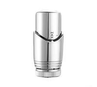 Tête thermostatique DN20 pour radiateur, 1 pièce, vanne de contrôle de température pour système de chauffage, protection anti-gel réglable, compatible avec les vannes filetées DN20, blanc/chromé/noir