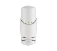 Tête thermostatique DN20 pour radiateur, vanne de contrôle de température non programmable avec protection antigel, pour systèmes de chauffage domestique, blanc (blanc)