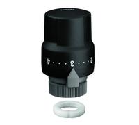 Tête thermostatique noire gamme Déco pour sèche-serviettes F30x1,5 - THERMADOR TTNO