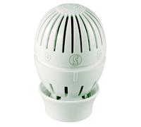 Tête thermostatique pour radiateur eau chaude avec bulbe liquide - Diamètre: 48 mm - Bulbe liquide - Chromé