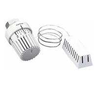 Oventrop Uni LH thermostat 1011665 7-28 degrés C, blanc , avec position zéro et capteur à distance, tube capillaire 2 m