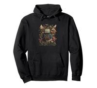 Tête TV vintage florale surréaliste nature esthétique Sweat à Capuche