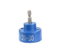 Tête vissage bouchon plastique 10-50mm adaptateur hexagonal bleu outil | Cet adaptateur permet de visser rapidement et sans effort des bouchons en plastique de pour dix à cinquante millimètres.