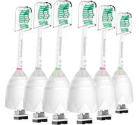 Tetees De Brosse A Dents De Remplacement Pour Philips Sonicare, Compatible Avec Sonicare Essence Elite Advance Cleancare, 6 Paquets