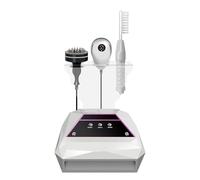 TETEOLALA Analyseur Soins Cuir Chevelu, Appareil Massage pour Soins Chevelu avec 3 Têtes Fonction Différentes, Effet D'ionisation 1-50 Hz/Introduction D'ions Négatifs, Salons Coiffure/Salons Beauté