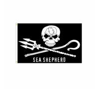 TETEOLALA Seas Shep-Herds Drapeau Art Tapisserie Anime Drapeau Décoration Murale pour Chambre Salon 90 x 150 cm